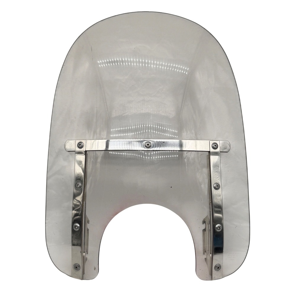 Memphis Shades Solar Tint Motorcycle Windshield Stainless Steel Brackets 7" Used
